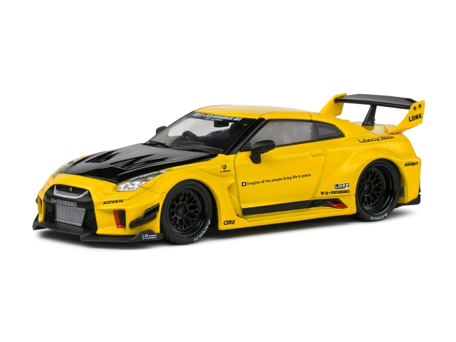 Nissan GT-R (R35) LBWK Silhouette 2019, yellow/black