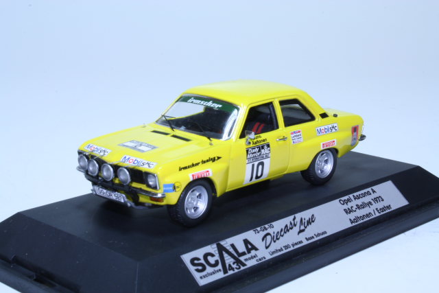 Opel Ascona A, RAC 1973, R.Aaltonen, no.10