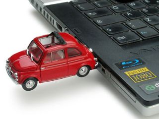 Fiat 500, USB muisti 2GB - Sulje napsauttamalla kuva