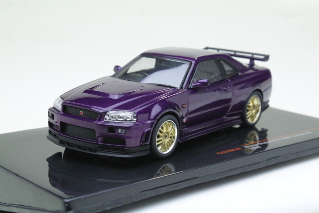 Nissan Skyline GT-R R34 2002, purple - Sulje napsauttamalla kuva