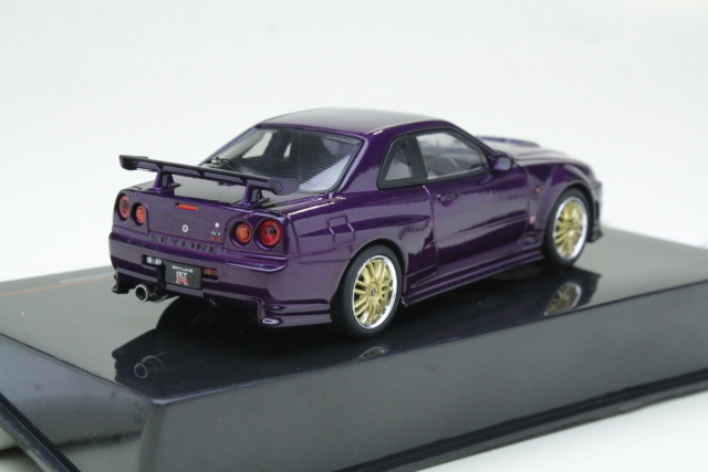 Nissan Skyline GT-R R34 2002, purple - Sulje napsauttamalla kuva