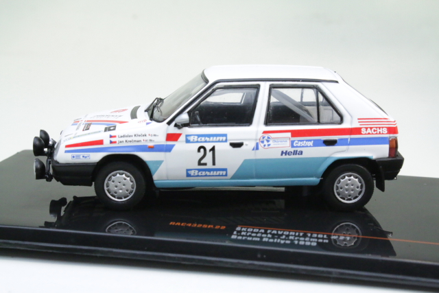 Skoda Favorit 136L, Barum Rally 1990, L.Krecek, no.21