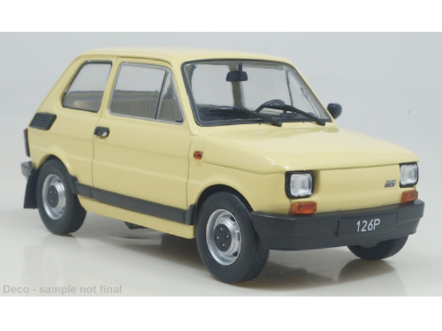 Fiat 126P 1985, light yellow