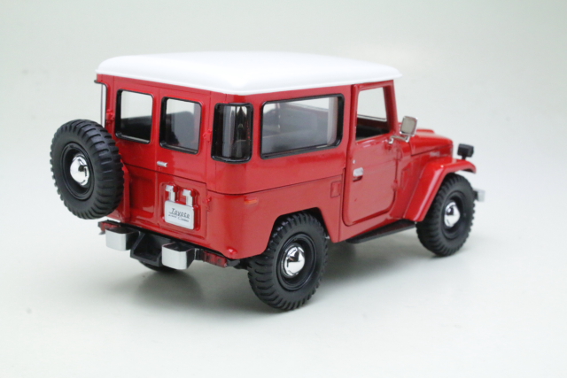 Toyota Land Cruiser FJ40 Hard Top 1980, red/white