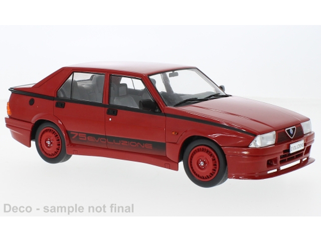 Alfa Romeo 75 Turbo Evoluzione 1987, punainen