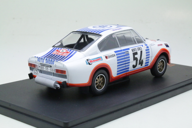 Skoda 130 RS, Monte Carlo 1977, S.Kvaizar/J.Kotek, no.54