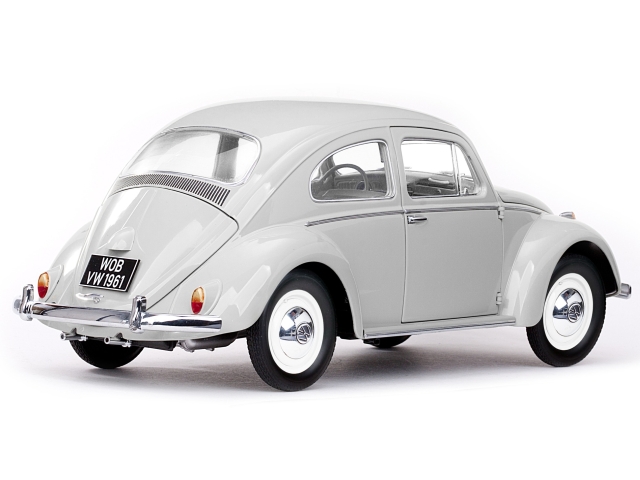 VW Kupla Saloon 1961, valkoinen