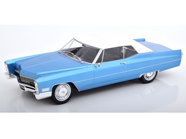 Cadillac DeVille Convertible 1967, blue/white