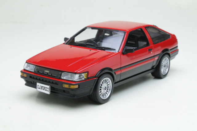 Toyota Corolla Levin (AE86) 1985, red