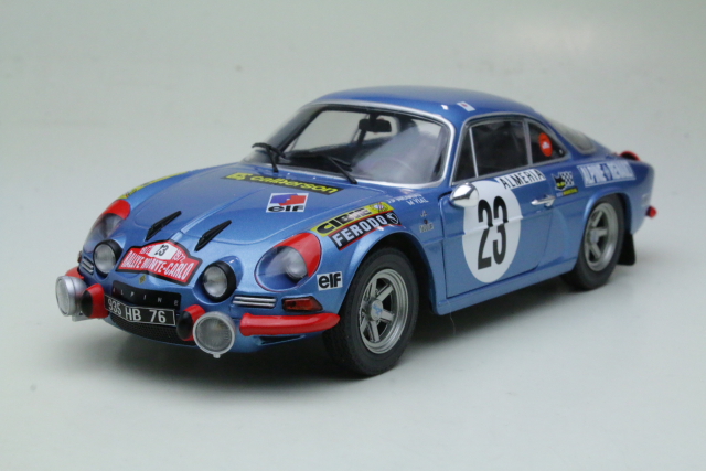 Alpine Renault A110 1600S, Monte Carlo 1972, J.P.Nicolas, no.23