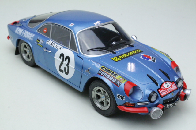 Alpine Renault A110 1600S, Monte Carlo 1972, J.P.Nicolas, no.23