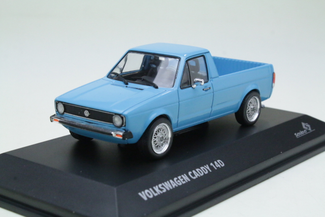 VW Caddy 1990, blue