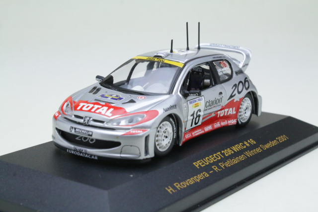 Peugeot 206 WRC, Sweden 2001, H.Rovanperä, no.16