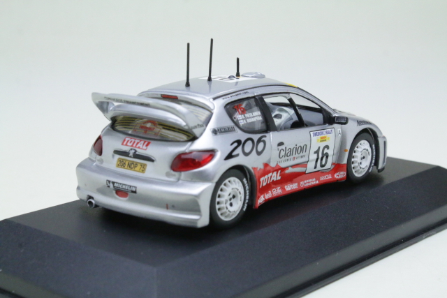 Peugeot 206 WRC, Sweden 2001, H.Rovanperä, no.16
