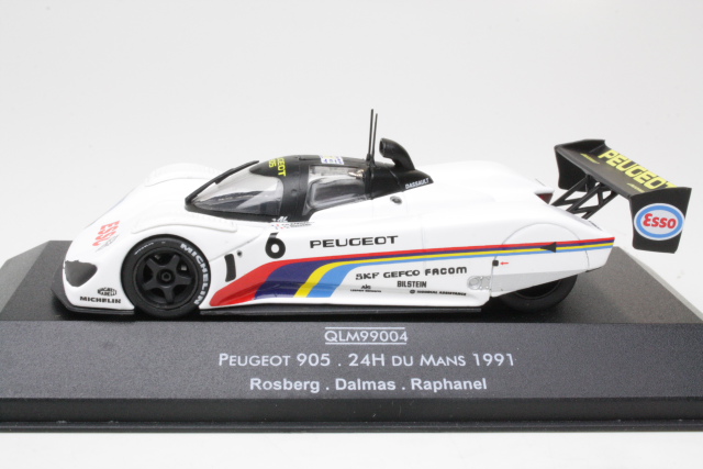 Peugeot 905, 24h du Mans 1991, Rosberg/Dalmas/Raphanel, no.6