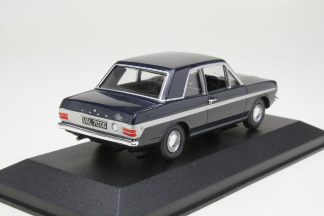 Ford Cortina Lotus Mk2, dark blue/silver