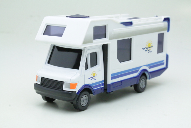 Mercedes 409 Asuntoauto, valkoinen/sininen