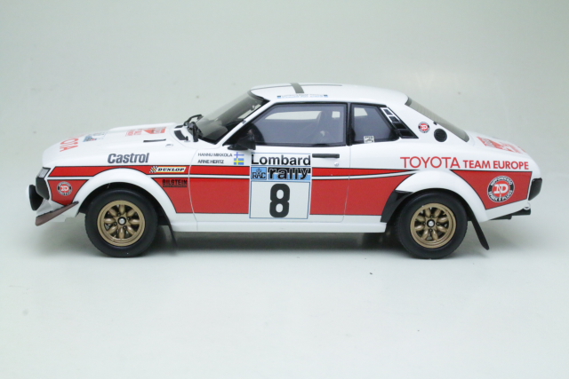 Toyota Celica RA21, RAC 1977, H.Mikkola, no.8