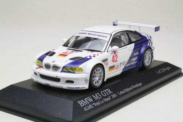 BMW M3 GTR, ALMS 2001, J.J.Lehto/F.Ekblom/K.Wendlinger, no.42