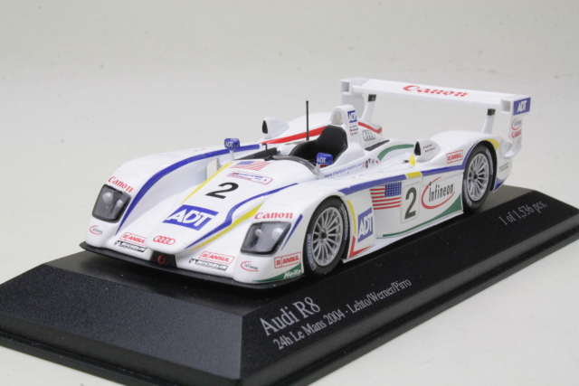 Audi R8, 3rd. LeMans 2004, J.J.Lehto/M.Werner/E.Pirro, no.2