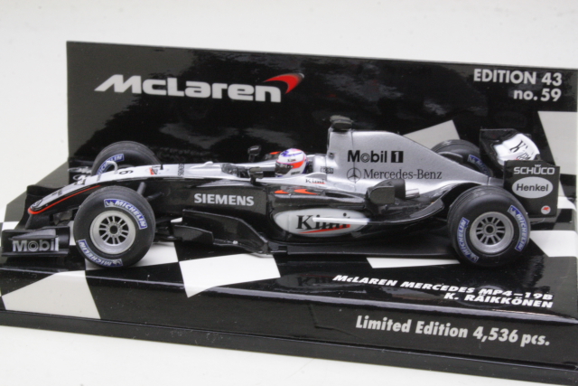 McLaren MP4/19B, F1 2004, K.Räikkönen, no.6