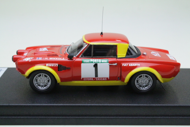 Fiat 124 Abarth, 2nd. Portugal 1975, H.Mikkola, no.1