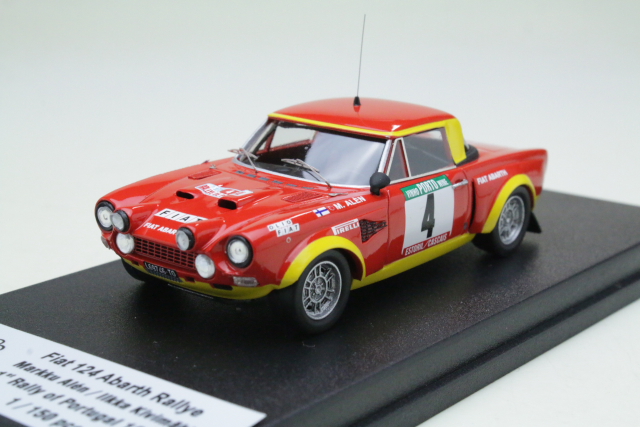 Fiat 124 Abarth, 1st. Portugal 1975, M.Alen, no.4