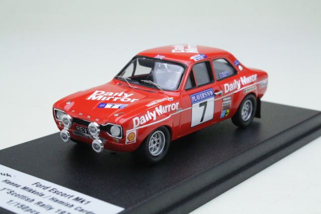 Ford Escort Mk1, 1st. Scottish 1972, H.Mikkola, no.7