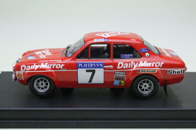 Ford Escort Mk1, 1st. Scottish 1972, H.Mikkola, no.7
