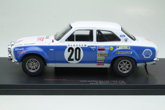 Ford Escort Mk1 RS1600, Monte Carlo 1973, H.Mikkola, no.20