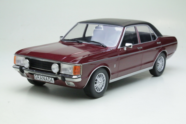Ford Granada Mk1 1975, tummanpunainen/musta