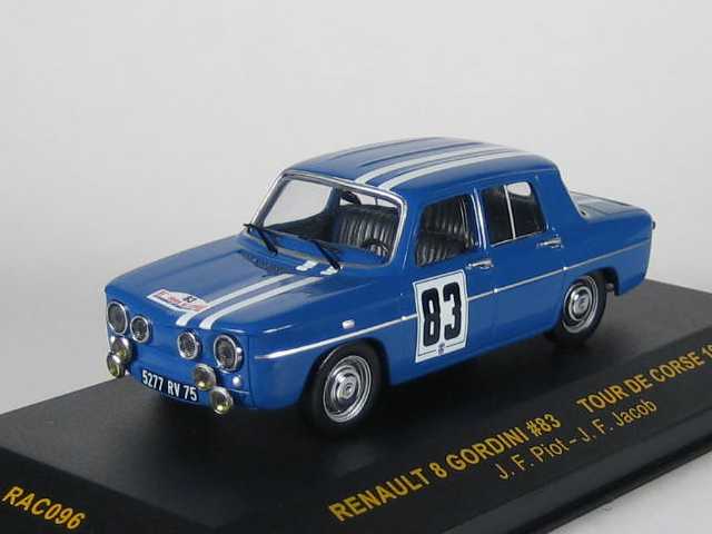 Renault 8 Gordini, Tour de Corse 1966, J.F.Piot, no.83