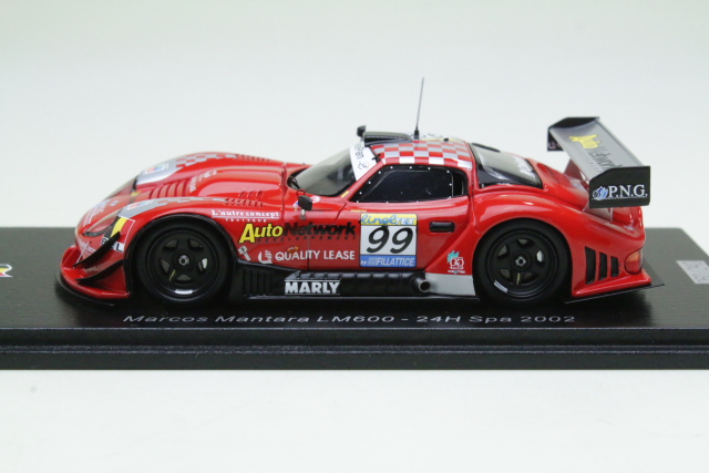Marcos Mantara LM600, 24h Spa 2002, Risto Virtanen, no.99