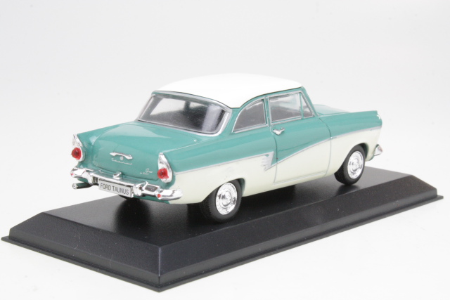 Ford Taunus 17M P2, turquoise/white