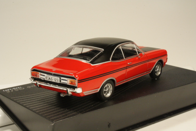 Opel Commodore A GS/E Coupe 1970, punainen/musta