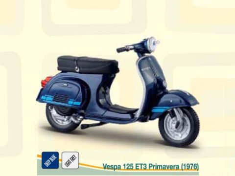 Vespa 125 ET3 Primavera 1976, blue