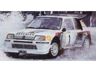 Peugeot 205 T16 E2, 2nd. Monte Carlo 1986, T.Salonen, no.1