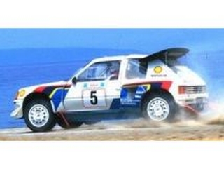 Peugeot 205 T16 E2, 1st. Acropolis 1986, J.Kankkunen, no.5