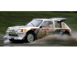 Peugeot 205 T16 E2, 1st. New Zealand 1986, J.Kankkunen, no.3