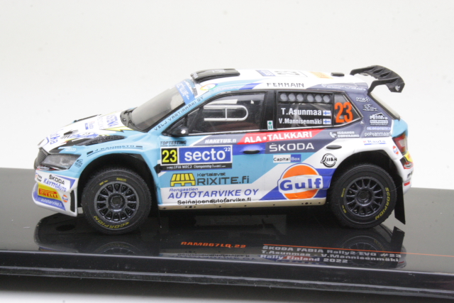Skoda Fabia Rally2 EVO, Finland 2022, T.Asunmaa, no.23