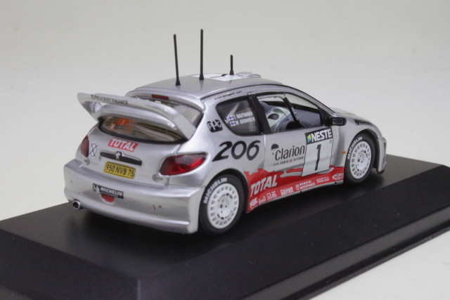 Peugeot 206 WRC, Finland 2001, M.Grönholm, no.1