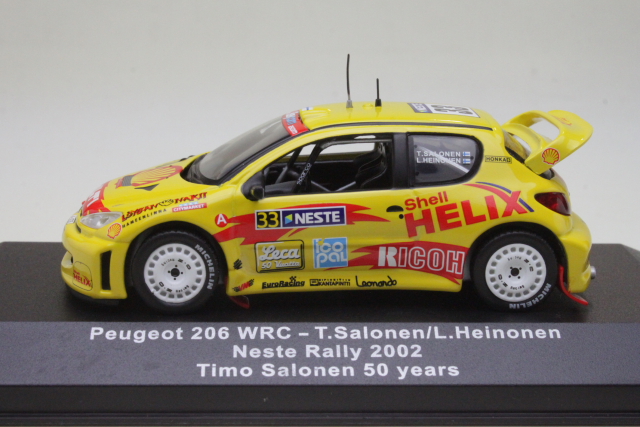 Peugeot 206 WRC, Finland 2002, T.Salonen, no.33