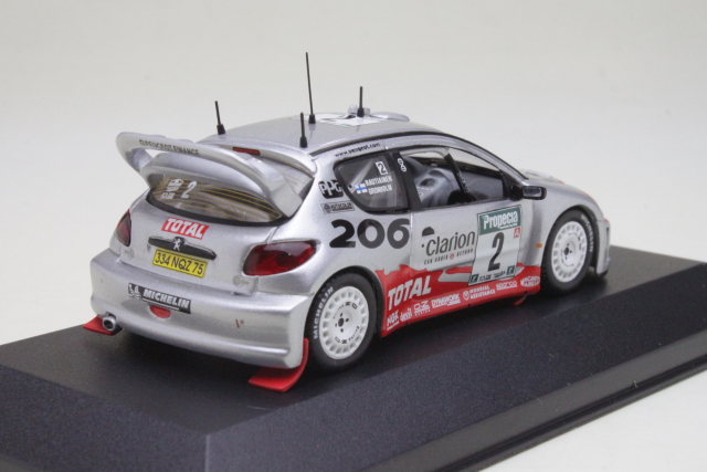 Peugeot 206 WRC, New Zealand 2002, M.Grönholm, no.2