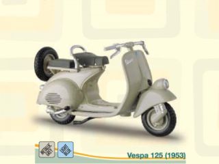 Vespa 125 1953, harmaa