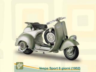 Vespa Sport 6 Giorni 1952, vihreä