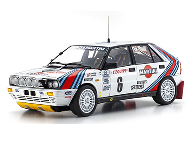 Lancia Delta HF 4WD, Monte Carlo 1987, M.Biasion, no.6