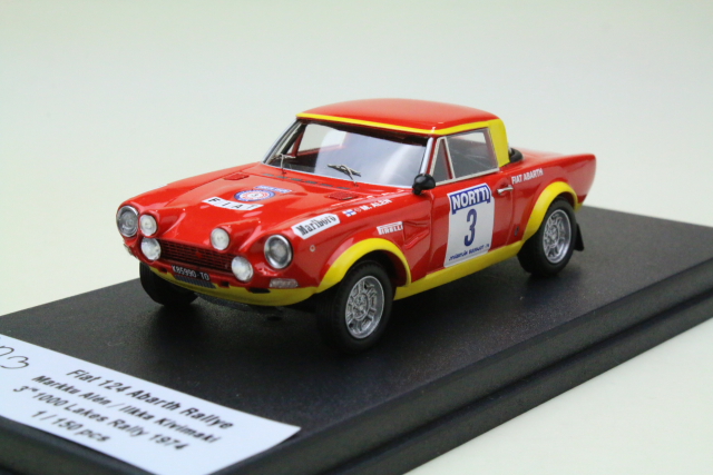 Fiat 124 Abarth, Finland 1974, M.Alen, no.3