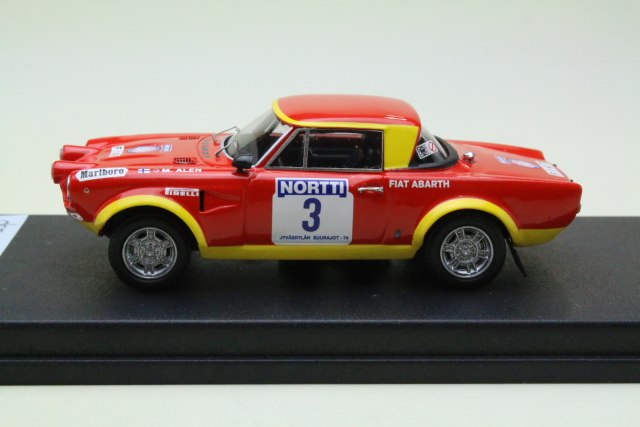 Fiat 124 Abarth, Finland 1974, M.Alen, no.3