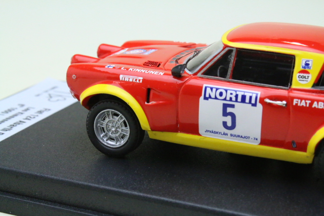 Fiat 124 Abarth, Finland 1974, L.Kinnunen, no.5