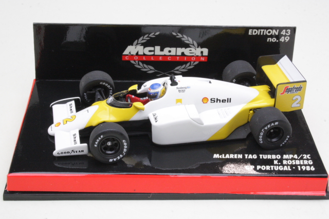 McLaren MP4/2C, GP Portugal 1986, K.Rosberg, no.2